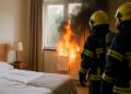 Un incendie dans une chambre d’hôtel héraultaise causé par une serviette laissée sur un radiateur.