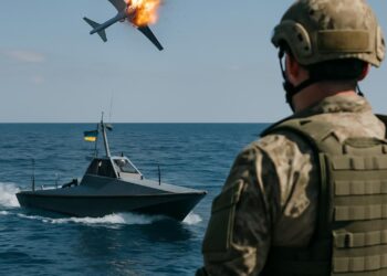 Conflit ukrainien : un drone Magura abat un Shahed russe, un succès naval.