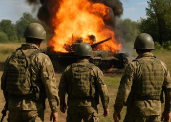 Trois soldats perdent la vie lors d'une explosion dans un char militaire.