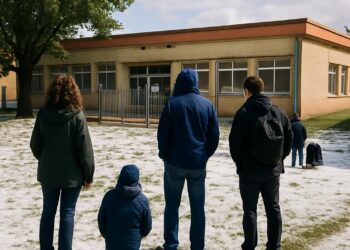 Une école fermée suite à un violent orage de grêle près de Toulouse