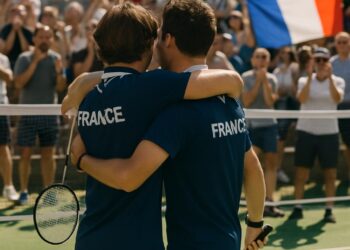 Les frères Popov offrent à la France une médaille d'argent en badminton.