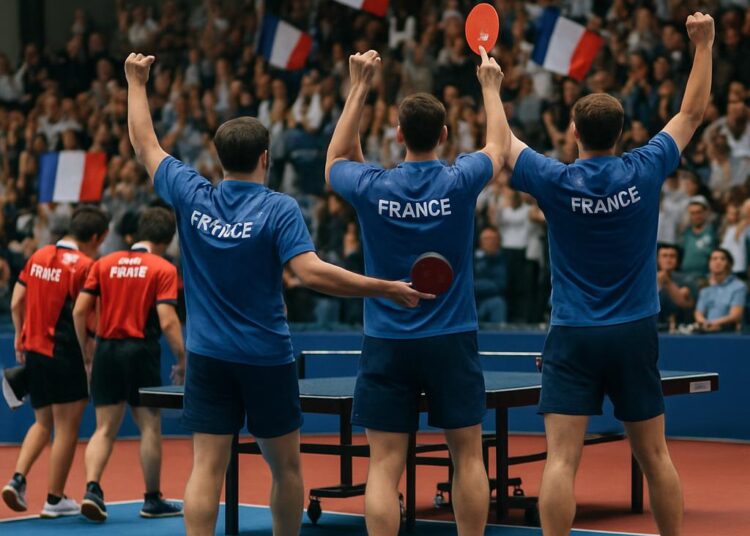 Championnats du monde de tennis de table : victoire des Bleus sur le Japon