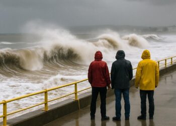Vigilance jaune pour le Gard et l'Hérault : vagues de 2,5 m et intempéries.