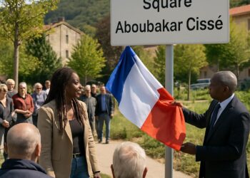 Inauguration du square dédié à Aboubakar Cissé à La Grand-Combe en photos