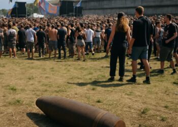 Un obus retrouvé et 40 000 fêtards présents : bilan du deuxième jour de la rave sur un site militaire risqué.