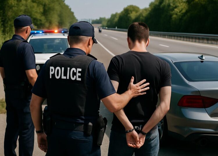À plus de 200 km/h sur l'autoroute, il est arrêté après une fuite sans permis.