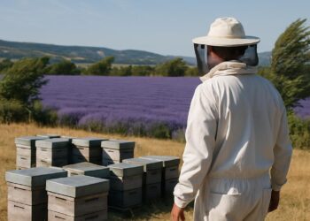 Cette année, le miel de romarin en Provence sera absent à cause du mistral.