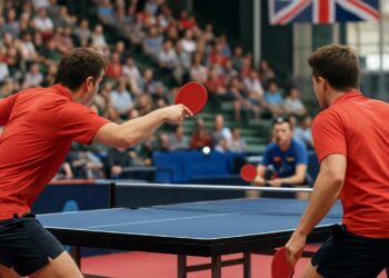 Les frères Lebrun lancent leur parcours éclatant au championnat mondial de tennis de table à Londres.