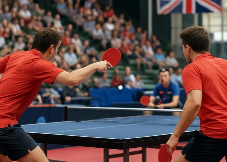 Les frères Lebrun lancent leur parcours éclatant au championnat mondial de tennis de table à Londres.
