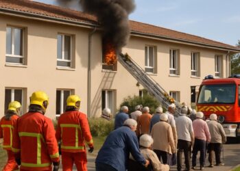 Un feu éclate dans un Ehpad, entraînant l'évacuation de 30 résidents près de Toulouse.
