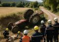 Un conducteur de tracteur perd la vie après une chute dans le Gard.