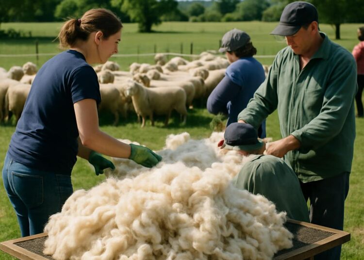 Relancer la filière lainière en France : enjeux et matières premières.