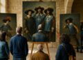 Exposition artistique : les trois mousquetaires envahissent le château de Monsempron
