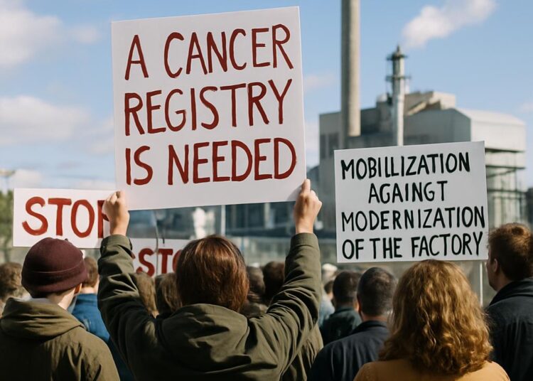 Un registre des cancers est nécessaire : mobilisation contre la modernisation de l'usine de déchets.