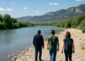 À proximité de Nice : le fleuve Var, un site Natura 2000 sous protection.