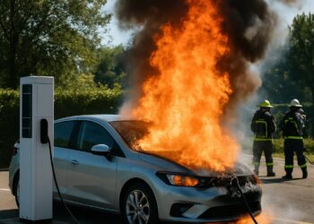 Un incendie se déclare lors de la recharge d'une voiture électrique : rappel du modèle concerné.