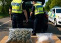 Trois cents grammes de cannabis et quatre-vingt-dix grammes de cocaïne interceptés lors d'un contrôle routier.