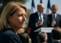 La présidente des LR des Bouches-du-Rhône, Laure-Agnès Caradec, se tourne vers l'extrême droite et Eric Ciotti.