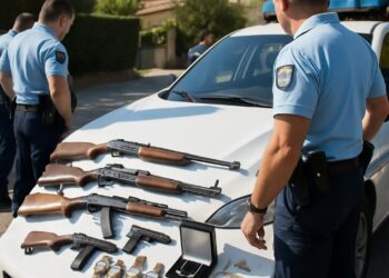 Armes à feu et objets de valeur interceptés par la gendarmerie dans le sud.
