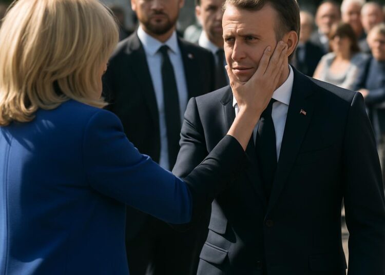 Brigitte Macron giflée : Emmanuel Macron aurait-il échangé avec une actrice ?