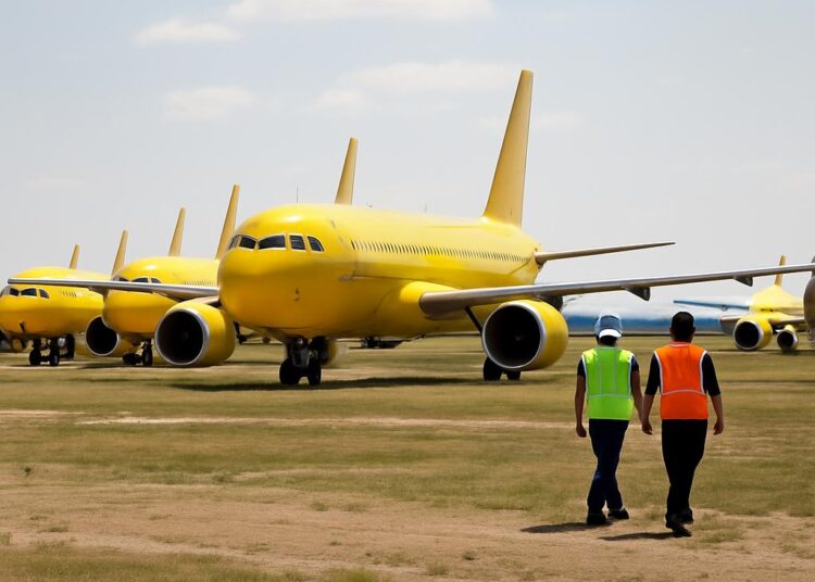 IMAGES. Que va devenir la flotte d'Airbus de Spirit Airlines, stockée ?