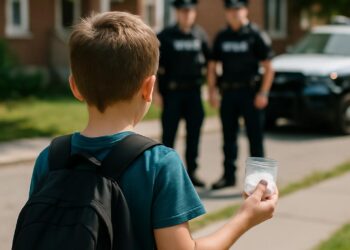 Un garçon de 8 ans rapporte de la kétamine après avoir trouvé un sachet.