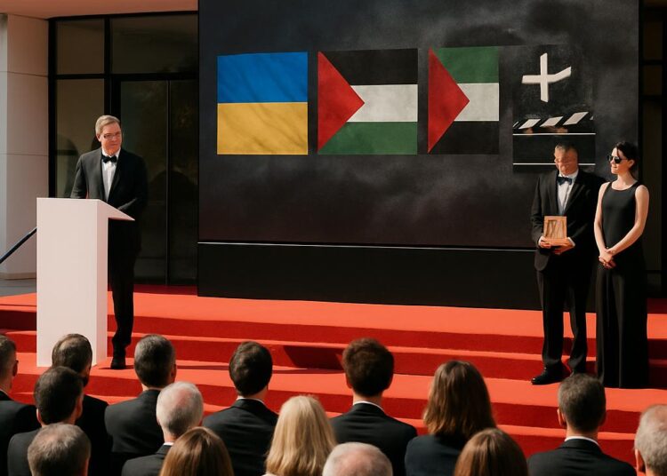 Cérémonie d'ouverture du 79e Festival de Cannes : hommage aux nations en souffrance et distinction pour un cinéaste.