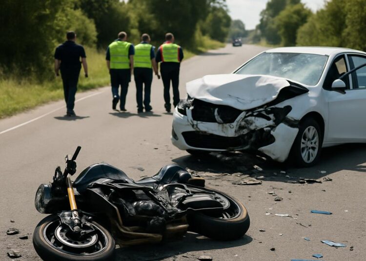 Collision fatale entre une voiture et une moto : un jeune homme de 24 ans a perdu la vie sur les lieux.