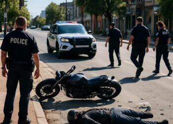 Un motard perd la vie suite à une collision avec un trottoir en ville.