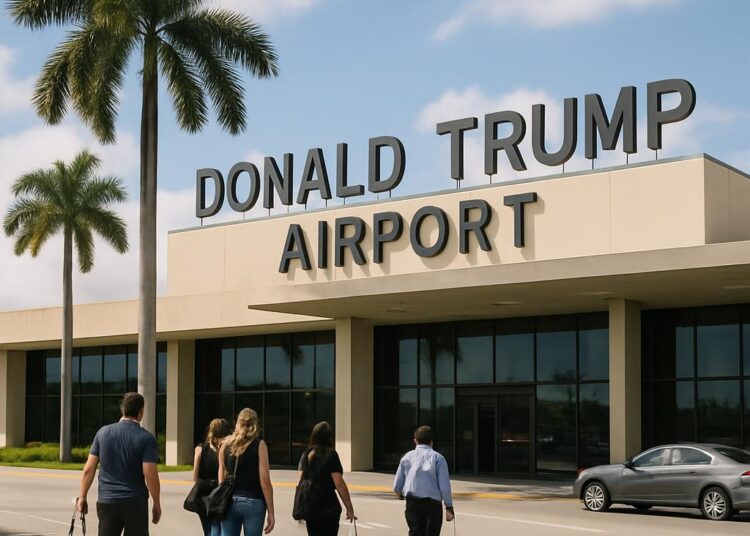 Un aéroport en Floride portera le nom de Donald Trump, près de sa villa.