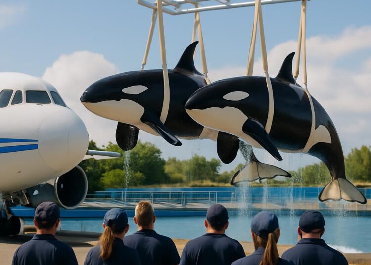 Deux orques du Marineland d'Antibes seront transportées par avion vers un parc en Espagne.