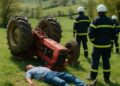 Un homme d'environ 50 ans perd la vie écrasé par son tracteur en Aveyron.