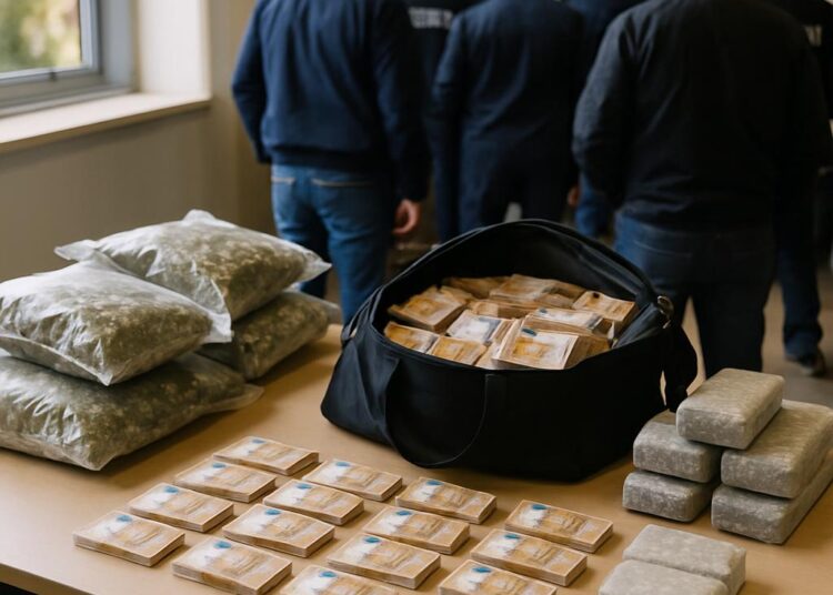 Un réseau de trafiquants de drogue démantelé : enquête sur un million d'euros en espèces, cannabis et cocaïne.