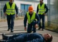 Un ouvrier s'évanouit après avoir été brutalement agressé à la sortie d'une usine Stellantis, avec des blessures graves à la tête et au visage.