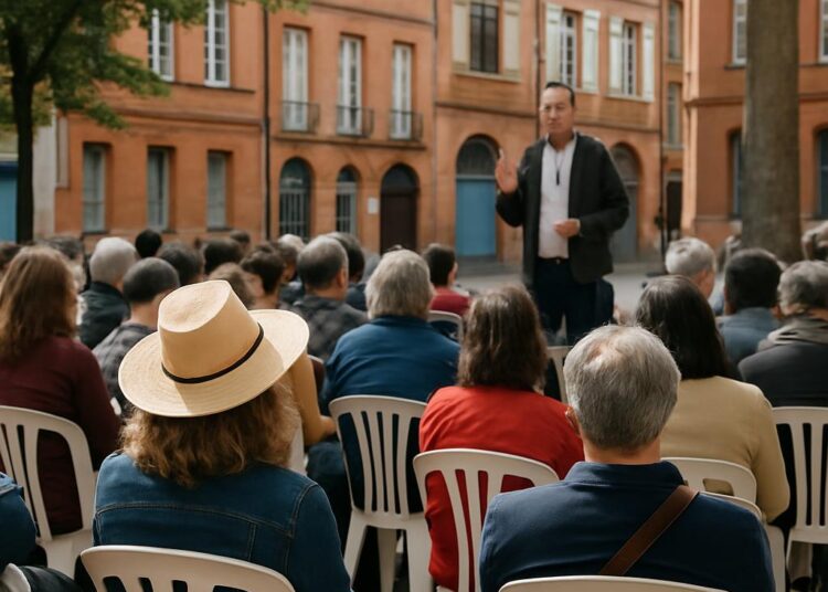 Réunion à Toulouse : une association antivax promeut des théories conspirationnistes.