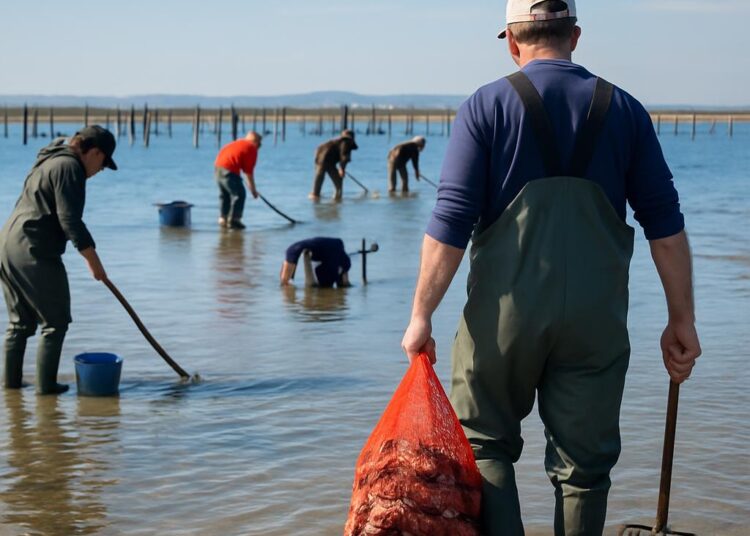 La zone de l'anse de Carteau Sud rouvre la pêche aux coquillages.