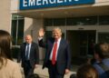 Donald Trump a passé trois heures à l'hôpital pour un examen médical, se disant satisfait du déroulement.