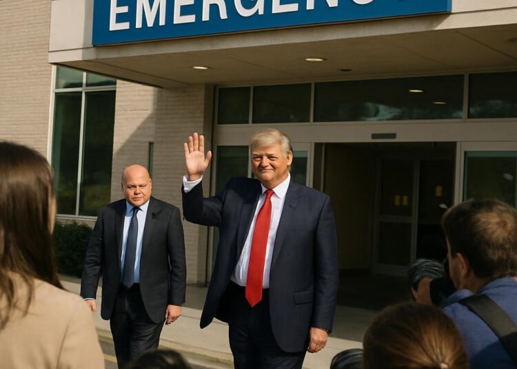 Donald Trump a passé trois heures à l'hôpital pour un examen médical, se disant satisfait du déroulement.