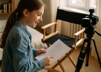 Valentine, 13 ans, se prépare avec impatience pour son premier film.
