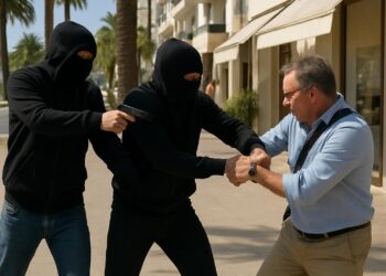 Deux malfaiteurs masqués et armés dérobent une montre à Cannes, valant 400 000 euros.