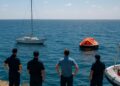 Deux Français disparaissent en mer, leur bateau et radeau vides retrouvés.