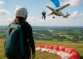 Une parapentiste échappe à la mort après une collision aérienne.