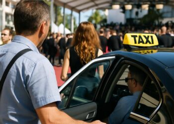 Défis et récits : la vie d'un taxi durant le Festival de Cannes
