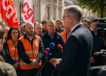 Le ministre du Travail répond à l'éviction des syndicats par le maire RN.