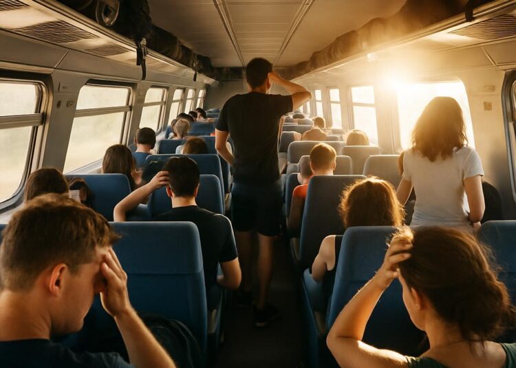 Des voyageurs d’un TGV Paris-Nice immobilisés sept heures sous la chaleur, sans climatisation, en raison d’une panne électrique.