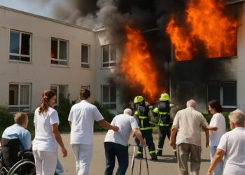 Un incendie dans un centre de soins impacte gravement les patients.