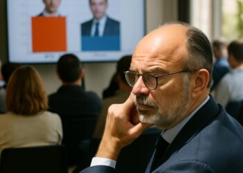 Édouard Philippe inquiet face au sondage de La Dépêche, Bardella en tête.