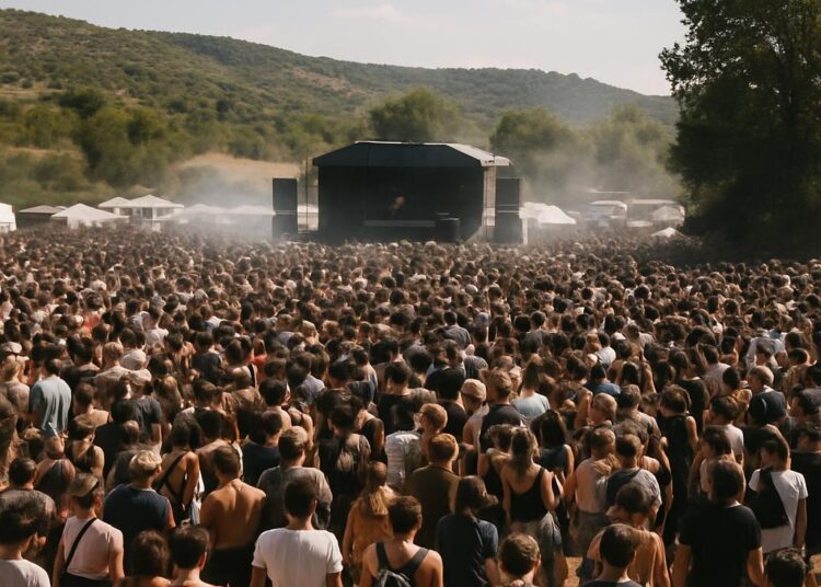 Des milliers de fêtards occupent illégalement un domaine dans l’Hérault.