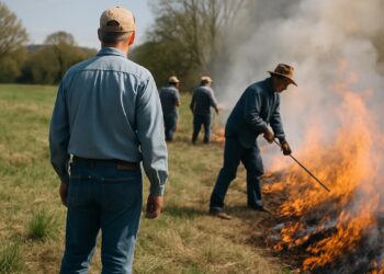 Les éleveurs allument des feux : il est temps d'éduquer sur les brûlages.