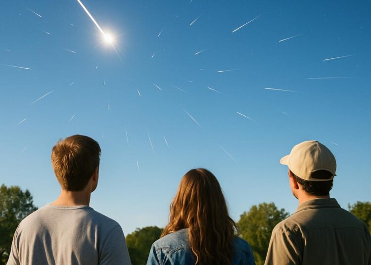 Ce week-end, le ciel s'animera avec les météores Ariétides : explications.